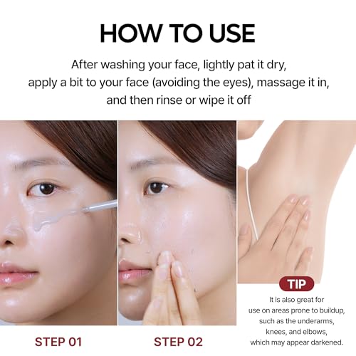 Image 7 of Dr.Melaxin Peel Shot Glow Rice Peeling Ampoule Duo Daily Soft Exfoliating Face and Body Scrub