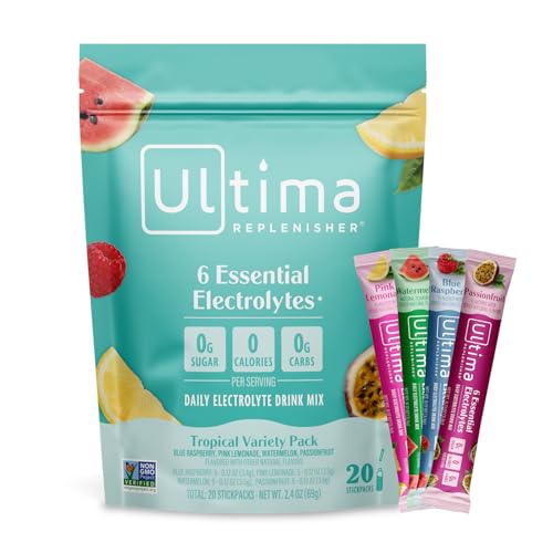 Image 4 of Tropical Variety / 20 Count (Pack of 1) for the product Ultima Replenisher Electrolyte Packets Variety Pack