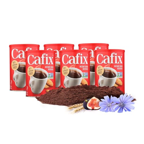 Image 1 of 7.05 Ounce (Pack of 6) for the product Cafix All-Natural Instant Coffee Substitute
