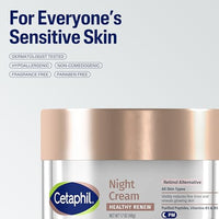 Thumbnail for Image 6 of Cetaphil Healthy Renew Night Face Cream, Anti-Wrinkle, Peptides, 1.7oz