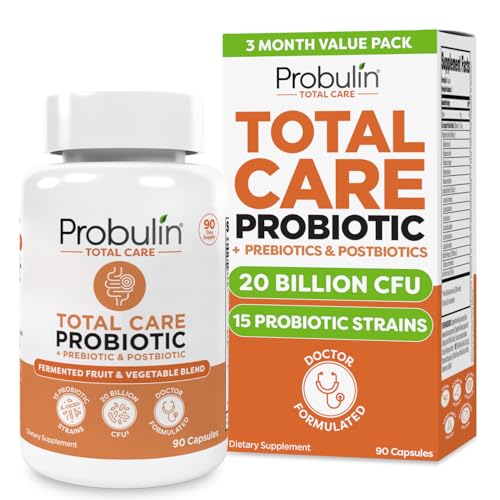Image 1 of 90 Count (Pack of 1) for the product Probulin Total Care Probiotic Supplement