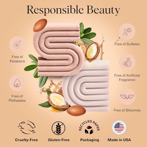 Image 4 of Kitsch Argan Oil Shampoo Bar Soap for Hair Growth - 3.2 oz