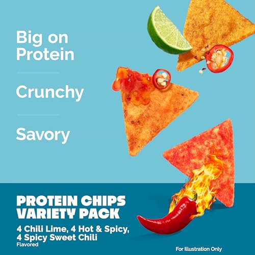 Image 4 of Quest Nutrition Tortilla Style Protein Chips, Spicy Variety Pack, 12 Count