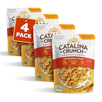 Thumbnail for Image 1 of Default Title for the product Catalina Crunch Protein Cereal Cinnamon Toast 9 oz Bag Pack of 4