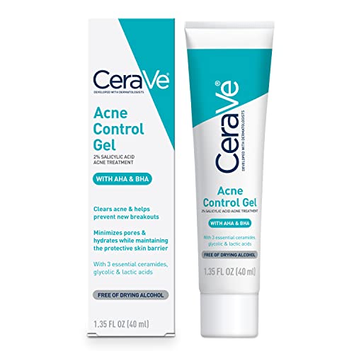 Image 1 of Default Title for the product CeraVe Acne Control Gel, Salicylic & Glycolic Acid Face Treatment, 1.35oz