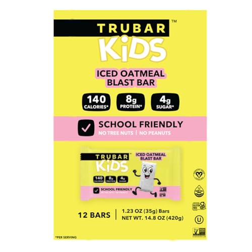 Image 3 of TRUBAR Kids Protein Bars, Iced Oatmeal Blast, Plant Based Protein, Gluten Free, 12 Count