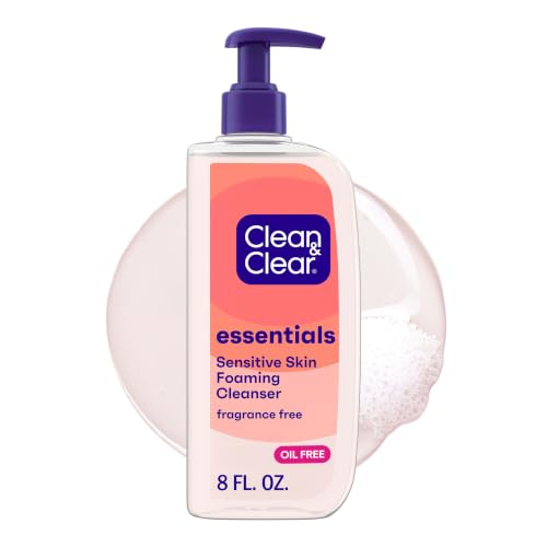 Image 1 of 8 Fl Oz (Pack of 1) for the product Clean & Clear Essentials Oil-Free Foaming Facial Cleanser, 8 fl oz