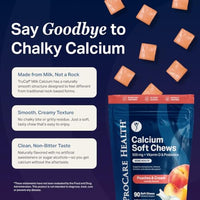 Thumbnail for Image 3 of ProCare Health TruCal Calcium Soft Chews ? Peaches & Cream Flavor | 30 Count