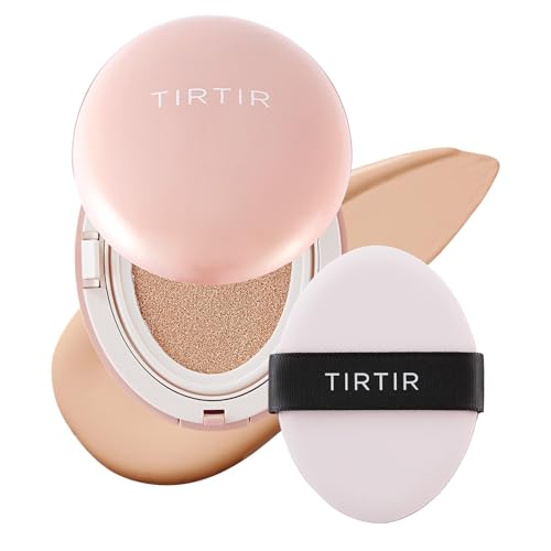 Image 24 of 21C Cool Ivory / 0.63 Fl Oz (Pack of 1) for the product TIRTIR Mask Fit All Cover Pink Cushion Foundation