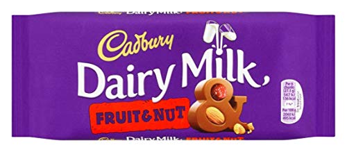 Image 3 of Cadbury Dairy Milk Fruit & Nut Chocolate Bar, 110 g