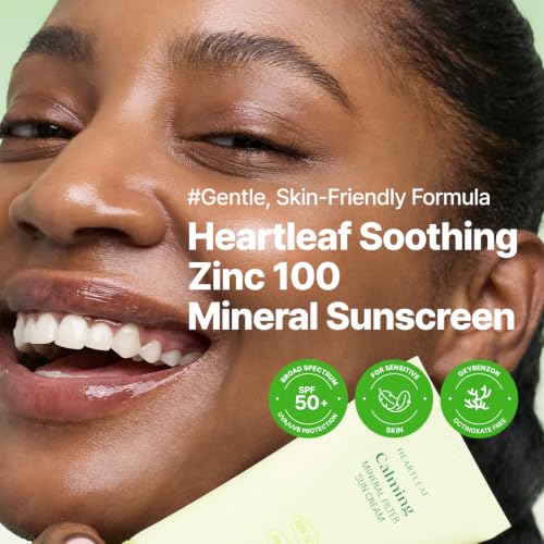 Image 2 of GOODAL Heartleaf Soothing Zinc 100 Mineral Sunscreen SPF 50 1.69 Fl Oz