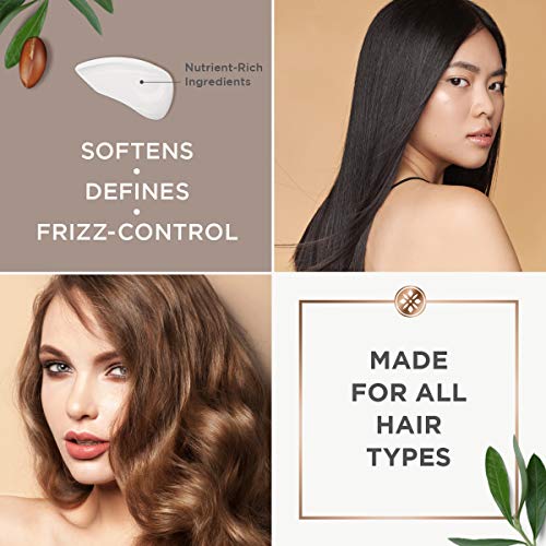 Image 6 of Argan Magic Nourishing Hair Cream - Hydrates, Conditions, and Eliminates Frizz for All Hair Types | Seals in Shine | Paraben Free, (8.5 oz)