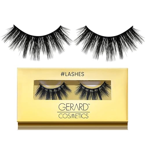 Image 1 of Default Title for the product Gerard Cosmetics #Kiki #Lashes, High Volume Flirty Lashes, Reusable, Curled False Lashes For Glasses Wearers, Cruelty Free & Vegan (1 Pair)