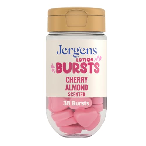 Image 1 of Default Title for the product Jergens Cherry Almond Body Lotion Bursts, Squishy Moisturizer, 38 ct