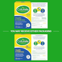 Thumbnail for Culturelle Health & Wellness Daily Probiotic Supplement For Men & Women, Helps Support Your Immune System, Occasional Diarrhea, Gas & Bloating, 15 Billion CFUs, Non-GMO, 30 Count