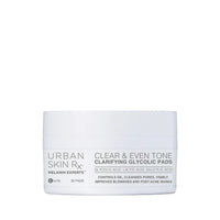 Thumbnail for Urban Skin Rx® Clear & Even Tone Clarifying Glycolic Pads, Exfoliates, Controls Oil & Shine, Clears Large Clogged Pores, Visibly Improves Blemishes & Post-Acne Marks, Fades Hyperpigmentation, 30 Ct