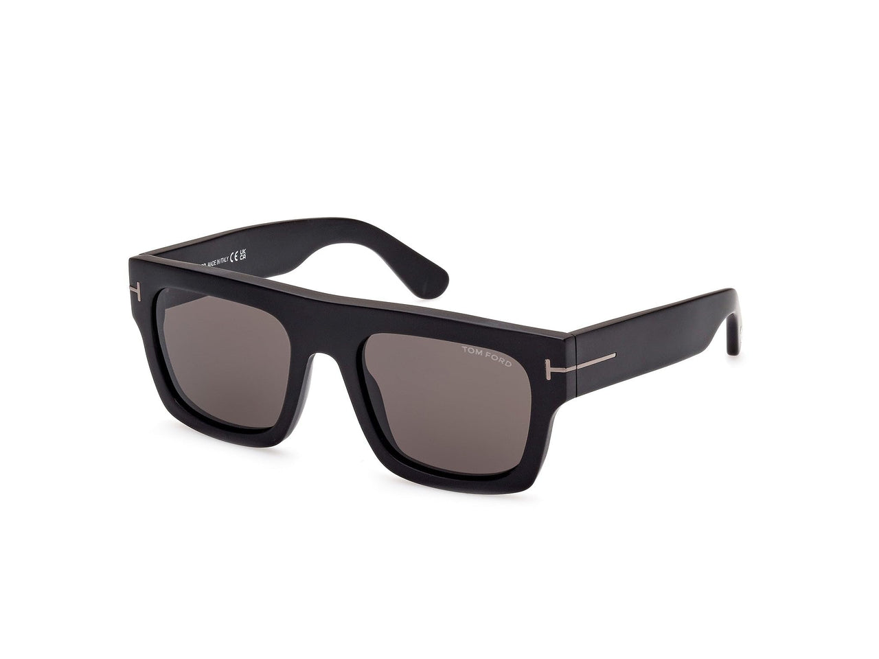 Tom Ford FAUSTO FT 0711-N Matte Black/Smoke 53/20/145 unisex Sunglasses