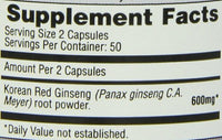 Thumbnail for Imperial Elixir, Korean Red Ginseng, 600 mg, 100 Capsules