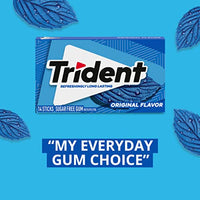 Thumbnail for Trident Flavor Sugar Free Gum Packs of 14 Pieces Total Pieces, Original, 168 Count, (Pack of 12)