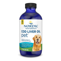 Thumbnail for Nordic Naturals Omega-3 Pet Bundle - 2 oz Omega-3 Fish Oil for Small Dogs & Cats, 8 oz Pet Cod Liver Oil Promotes Heart, Skin, Coat, & Immune Health