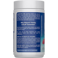 Thumbnail for Natural Vitality Calm Magnesium Gummies | 330mg Per Serving | Raspberry Lemon Flavored Supplement | Gluten-Free & Vegan | 240 Count
