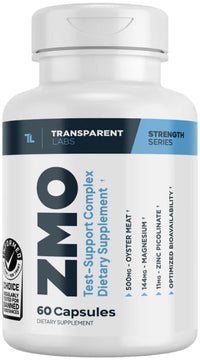Thumbnail for Transparent Labs ZMO - Muscle Builder for Men & Women with Zinc, Magnesium Glycinate, & Oyster Powder for Muscle Recovery - 60 Count