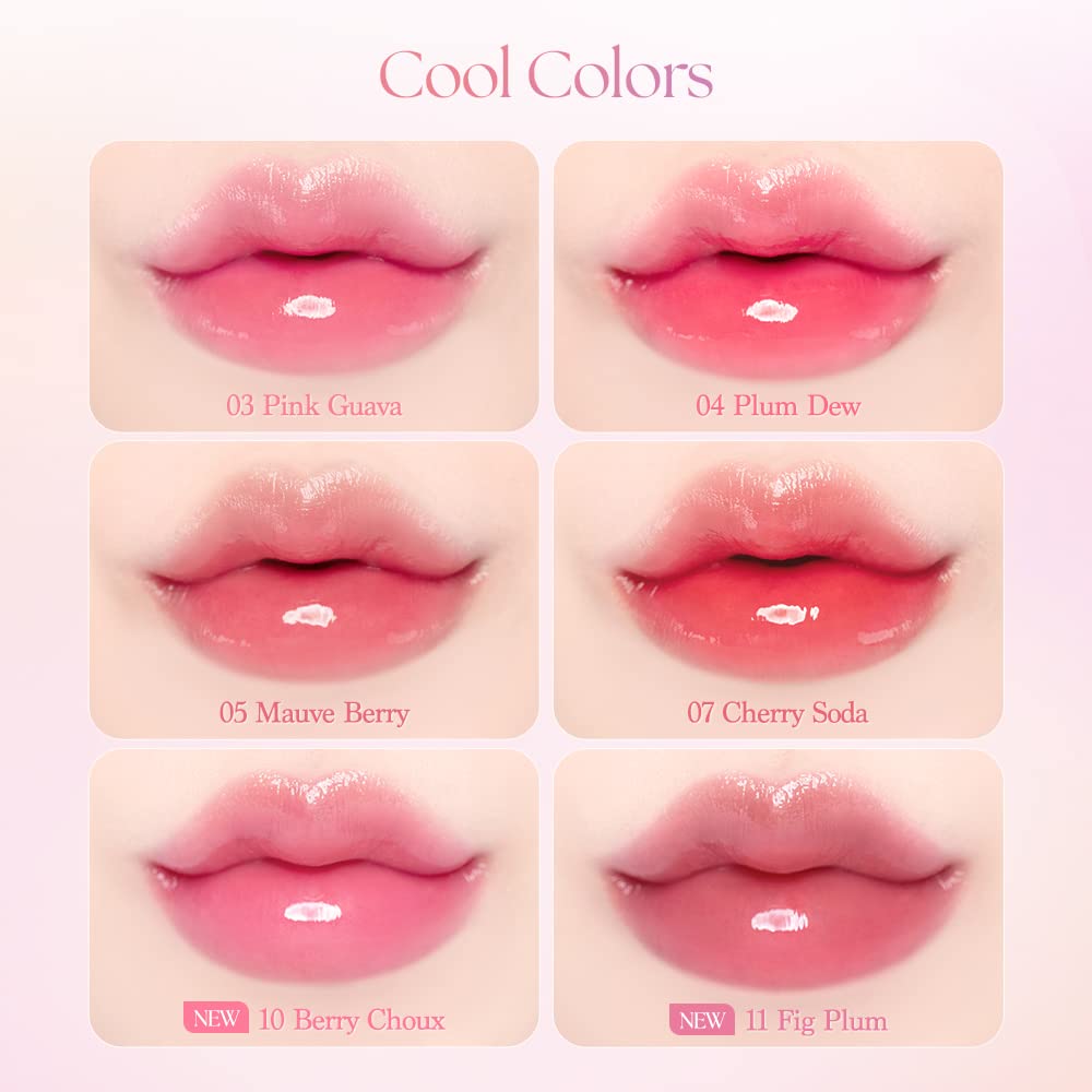 dasique Juicy Dewy Tint (12 Sweet Marron) 0.12 oz | Light Application with moisture | Long Lasting & wearing Glossy Lip Stain, Non-sticky | Vegan, Cruelty-free | Korean makeup | stocking stuffers