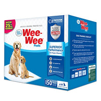 Thumbnail for Four Paws Wee-Wee Superior Performance Unscented Pee Pads for Dogs & Puppies, Quilted Leak-Proof Dog Housebreaking Potty Training Floor Protection, 22