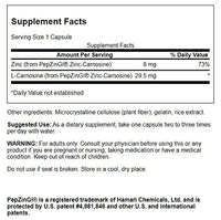 Thumbnail for Swanson Ultra Zinc Carnosine (PepZinGI) - 60 Capsules - Natural Supplement for Gastric Health, Digestive Support, and Stomach Microbial Balance (3 Pack)