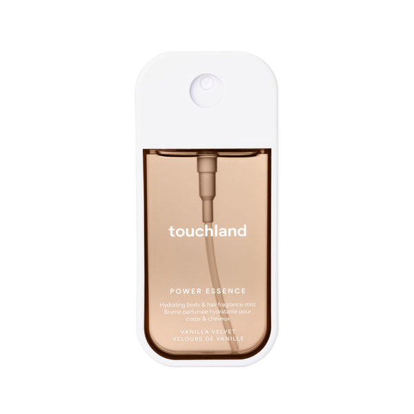 Touchland Hydrating Body & Hair Fragrance Mist, Vanilla Velvet, 2 FL. OZ. Travel Size Body Spray