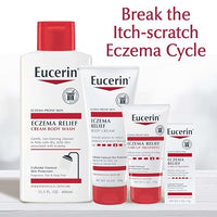 Thumbnail for Eucerin Eczema Relief Cream, Full Body Lotion, Moisturizing Eczema Cream with Colloidal Oatmeal (Skin Protectant) and Ceramide 3, 8 Oz Tube