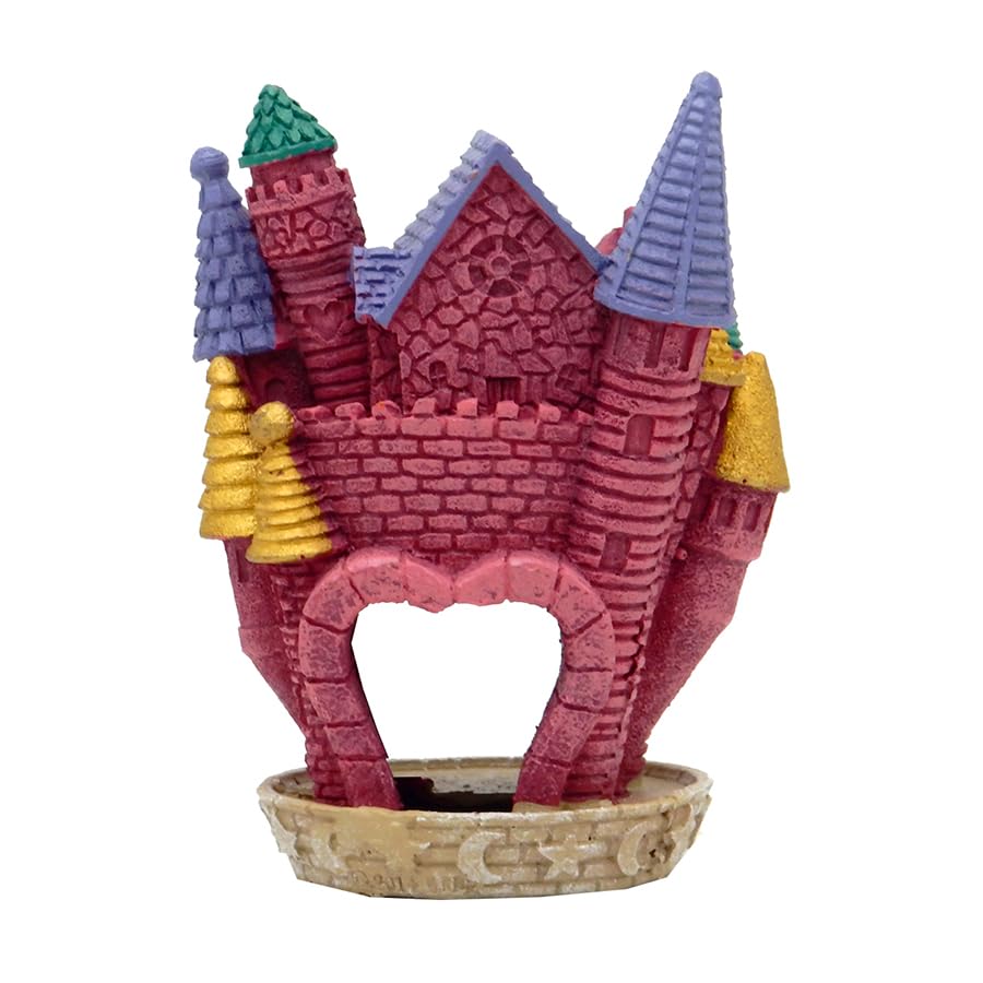 Blue Ribbon EE-144 Princess Castle Exotic Environments Aquarium Ornament 3.75"L x 2.75"W x 5"H
