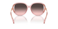 Thumbnail for COACH Sunglasses HC 8396 U 566646 Cr620 Transparent Pink Grey Pi