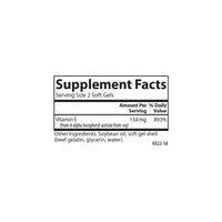 Thumbnail for Carlson E-Gems 200 IU (134 mg), Natural-Source Vitamin E, Optimal Wellness, 250 Soft Gels
