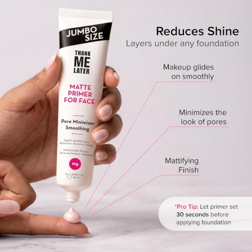 Image 3 of Elizabeth Mott Thank Me Later Pore Minimizer Face Primer, Jumbo Size 60g