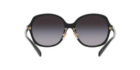Thumbnail for COACH HC8360F Low Bridge Fit Sunglasses, Black/Grey Gradient, 58 mm
