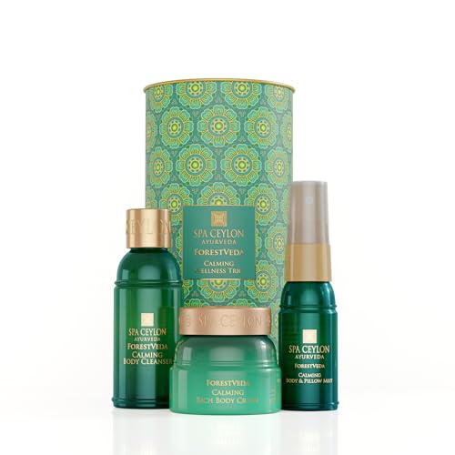 Image 1 of Default Title for the product SPA CEYLON ForestVeda Calming Wellness Trio Ayurvedic Gift Set