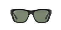 Thumbnail for Ray-Ban RB4194 Square Sunglasses, Black/CRYstal Green, 53 mm