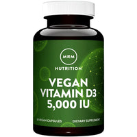 Thumbnail for MRM Nutrition Vitamin D3 5,000 IU - For Women and Men - High Potency Pure Cholecalciferol from Lichen, Vegan Calcium Absorption Support for Bone & Immune Health - Non‑GMO & Gluten‑Free - 60 Servings