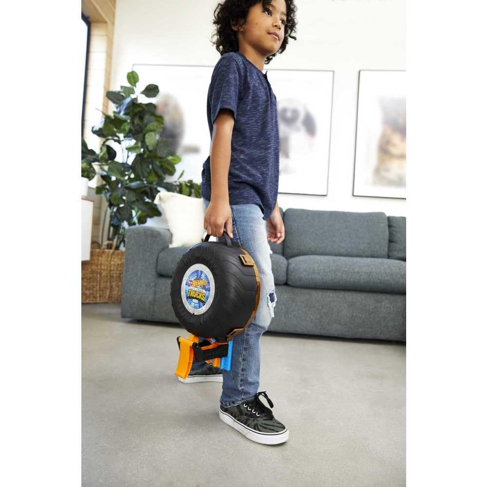 Hot Wheels Monster Trucks Stunt Tire Bundle, Ages 4+