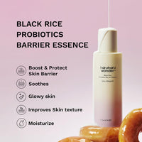 Thumbnail for haruharu Wonder Black Rice Probiotics Barrier Essence, Skin Flooding & Layering, Strengthens Skin Barrier, Moisturizes, Glowy Radiant Skin, Ceramide & Panthenol, 4.05 fl.oz