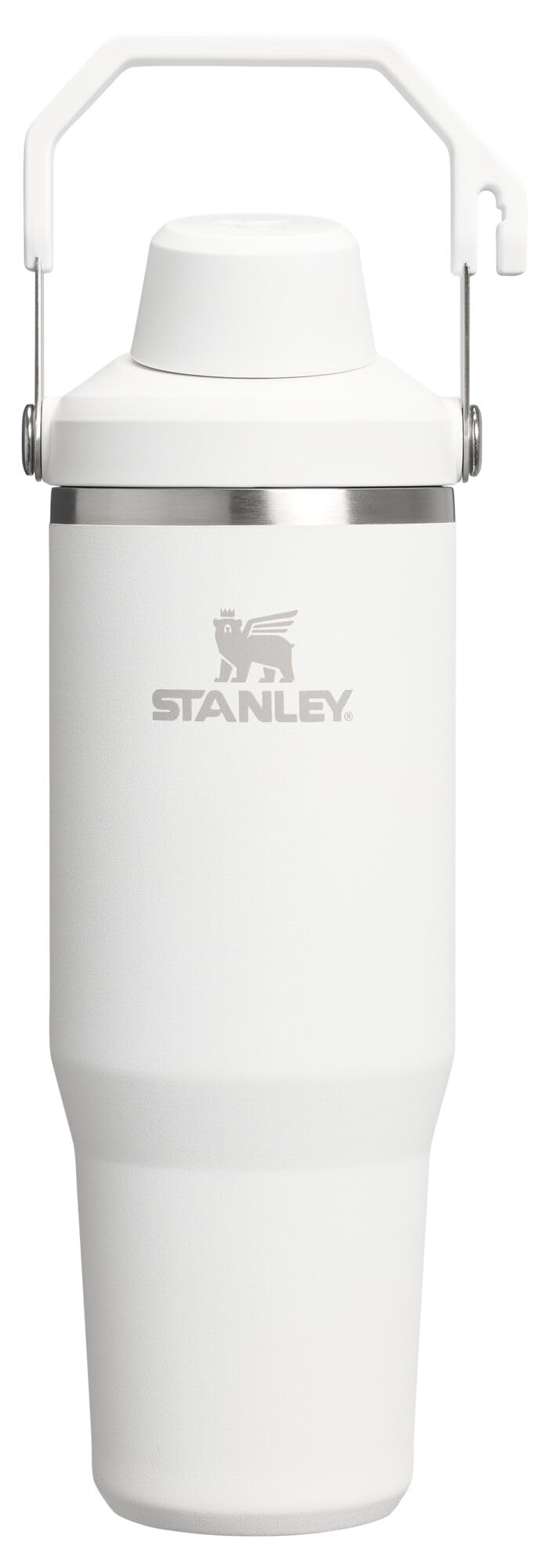 Stanley IceFlow 2.0 Fast Flow Tumbler with Handle 30 oz | Twist On Angled Spout Lid | Leakproof Water Bottle | Insulated Stainless Steel | BPA-Free | Frost
