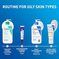 Thumbnail for CeraVe Daily Moisturizing Lotion for Dry Skin, Body Lotion & Face Moisturizer with Hyaluronic Acid and Ceramides, Daily Moisturizer, Fragrance Free, Oil-Free, 12 Ounce
