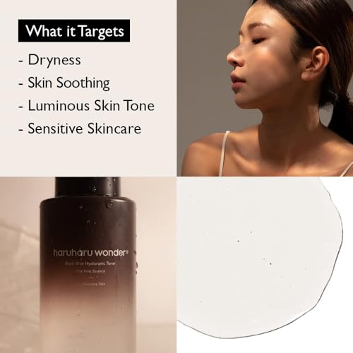 Image 6 of HARUHARU Black Rice Hyaluronic Toner for Sensitive Skin, 10.1 fl.oz