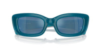 Thumbnail for COACH Sunglasses HC 8390 U 580655 Cr610 Milky Ocean Blue Fl