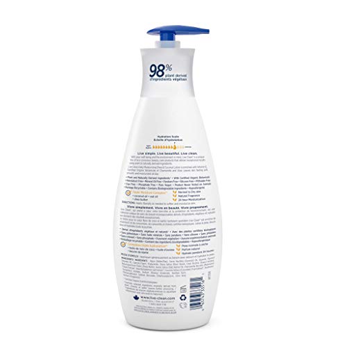 Image 2 of Live Clean Moisturizing Shea and Coconut Body Lotion, 18 Fl Oz (Pack of 2)