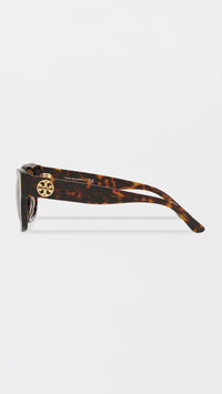 Thumbnail for Tory Burch Sunglasses TY 7167 U 172813 Dark Tortoise