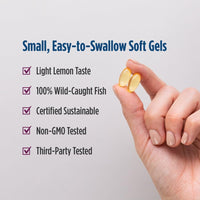 Thumbnail for Nordic Naturals Complete Omega Jr., Lemon - 90 Mini Soft Gels - 283 mg Total Omega-3s & 35 mg GLA - Healthy Cognition, Nervous System Function - Non-GMO - 45 Servings