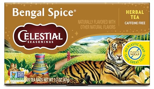 Image 1 of Default Title for the product Celestial Seasonings Bengal Spice Herbal Tea, 20 Tea Bags Box