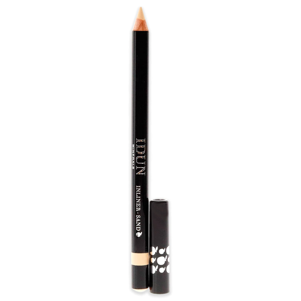 IDUN Minerals Creamy Eyeliner - Precision Pen for Flawless Eye Looks - Skin Nourishing Mineral Formula - Fine Tipped Point and Angled Smudging Tool for Sharp or Smoky Designs - 103 Sand - 0.012 oz